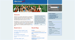 Desktop Screenshot of mormonblog.com